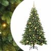 vidaXL Tekojoulukuusi 300 LED-valoilla Vihre&auml; 180 cm PE ja PVC