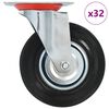 vidaXL Rullapy&ouml;r&auml;t 32 kpl 125 mm