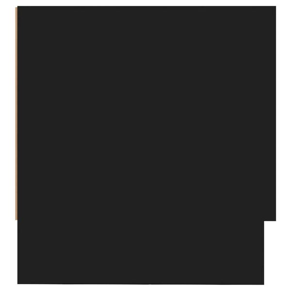 vidaXL Vaatekaappi musta 100x32,5x35 cm tekninen puu