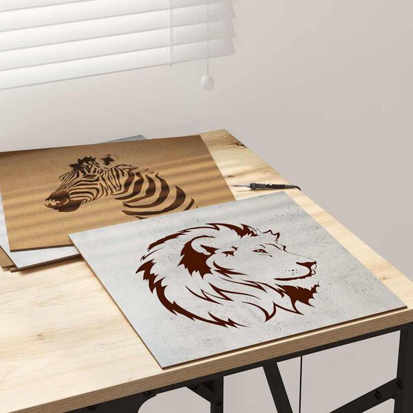 vidaXL Dekoripaneelit 50 pcs Betoni Harmaa 30 x 30 x 0.27 cm