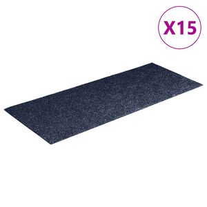 vidaXL Porrasmatot itseliimautuvat 15 kpl 60x25 cm harmaansininen suorakaiteen muotoinen