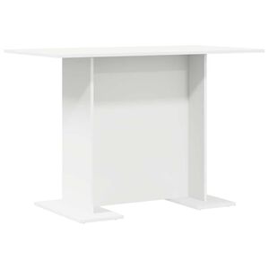vidaXL Ruokap&ouml;yt&auml; Valkoinen 110 x 60 x 75 cm Tekninen puu