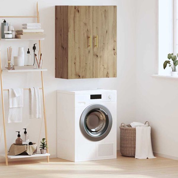 vidaXL Sein&auml;kaappi Artisan tammi 69,5 x 34 x 90 cm Tekninen puu