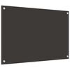 vidaXL Keitti&ouml;n suojapaneeli 2 pcs Tumma harmaa 90 x 60 cm
