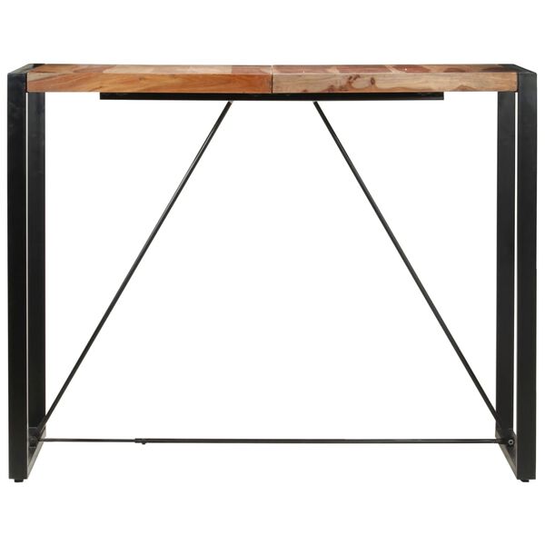 vidaXL Baarip&ouml;yt&auml; 140x70x110 cm t&auml;ysi akaasiapuu