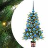 vidaXL Joulukuusi 150 LED-valoilla jalustalla Vihre&auml; 90 cm PE