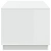 vidaXL Sohvapöytä valkoinen 102x50x44 cm tekninen puu