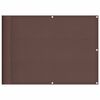 vidaXL Parvekesuoja ruskea 75x700 cm 100% polyesteri Oxford kangas