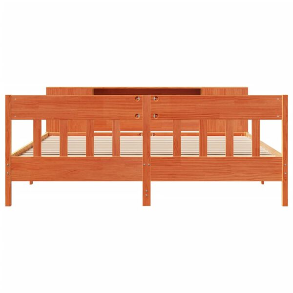 vidaXL S&auml;nky kirjahyllyll&auml; ei patjaa vahanrusk. 200x200 cm t&auml;ysi m&auml;nty