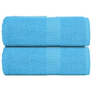 vidaXL Pesupyyhkeet SAMMAKO 2 kpl turkoosi 30x30 cm 360 gsm