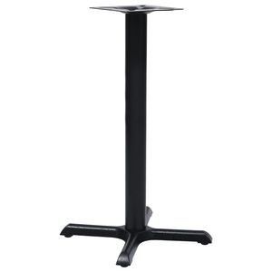 vidaXL Bistrop&ouml;yd&auml;n jalka musta 56x56x72 cm valurauta