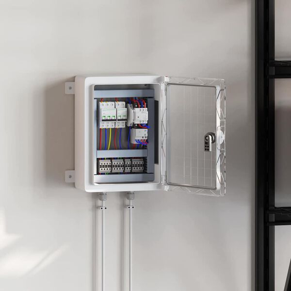 vidaXL Ohjauskabinetti Harmaa 25 x 15 x 35 cm ABS-muovi