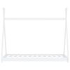 vidaXL Lasten s&auml;ngynrunko valkoinen t&auml;ysi m&auml;nty 90x200 cm