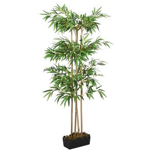vidaXL Tekokasvi bambupuu 380 lehte&auml; 80 cm vihre&auml;