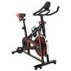 vidaXL Spinningpy&ouml;r&auml; Vexor Sport 120 kg Musta ja punainen