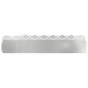 vidaXL Nurmikonreunukset 10 kpl 103 x 0,05 x 22 cm Galvanoitu ter&auml;s