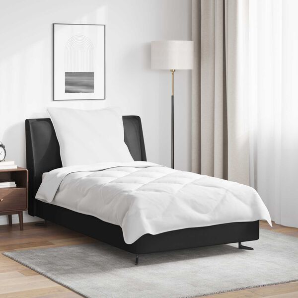 vidaXL Peittosarja tyynyllä 2 pcs Valkoinen Mikrokuitu