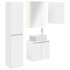 vidaXL Kylpyhuoneen kaappisetti 5 pcs valkoinen 53 x 15,5 x 70 cm