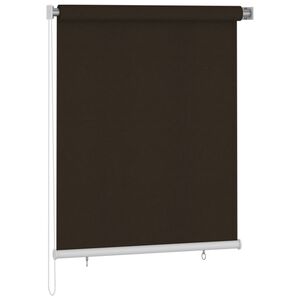 vidaXL Rullaverho ulkotiloihin 120x140 cm ruskea