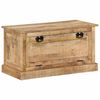 vidaXL Kenkien s&auml;ilytyspenkki 85x40x45 cm t&auml;ysi mangopuu