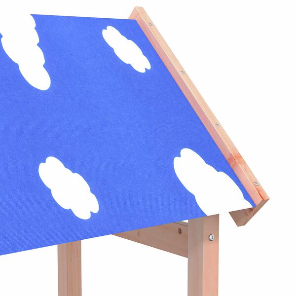 vidaXL Leikkitorni Ruskea 52,5 x 46,5 x 195 cm Massiivinen Douglas-puu