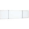 vidaXL Magneettinen taitettava tussitaulu 160x40x1,7 cm cm alumiini