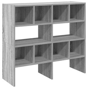 vidaXL kenk&auml;telineet 2 kpl Pinottava Harmaa Sonoma 89,5x30x40 cm