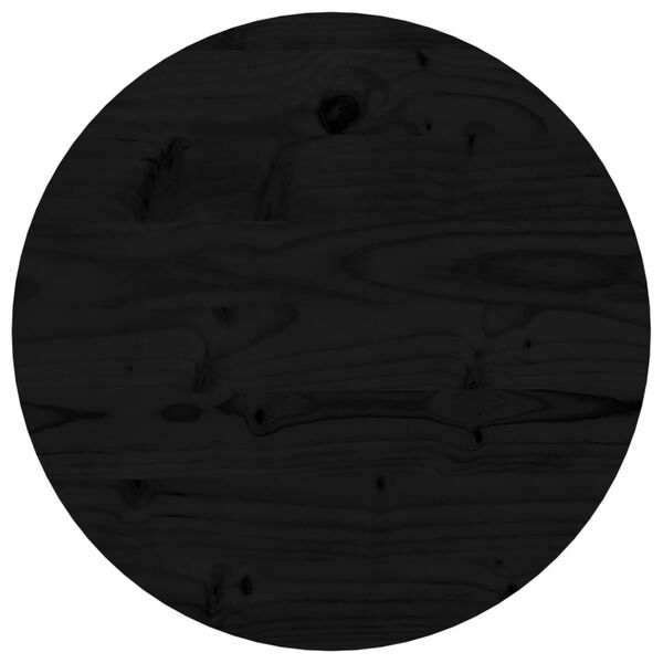 vidaXL P&ouml;yt&auml;levy py&ouml;re&auml; musta &Oslash;40x3 cm t&auml;ysi m&auml;nty