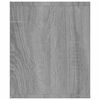 vidaXL Kirjahylly / TV-taso harmaa Sonoma 143x30x36 cm tekninen puu