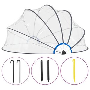 vidaXL Uima-altaan kupoli 440x220 cm