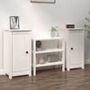 vidaXL Senkit 2 kpl valkoinen 39x35x80 cm t&auml;ysi m&auml;nty