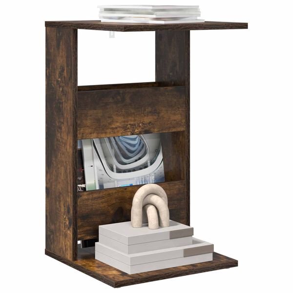 vidaXL Sivup&ouml;yt&auml; Savup&auml;hkin&auml; 40 x 35 x 60,5 cm Tekninen puu