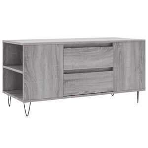 vidaXL Sohvap&ouml;yt&auml; harmaa Sonoma 102x44,5x50 cm tekninen puu