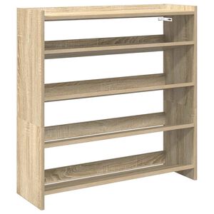 vidaXL Kenk&auml;teline Sonoma-tammi 80x25x81 cm tekninen puu