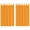 vidaXL Voile-verhot lenkeill&auml; 2 kpl oranssi 140x175 cm