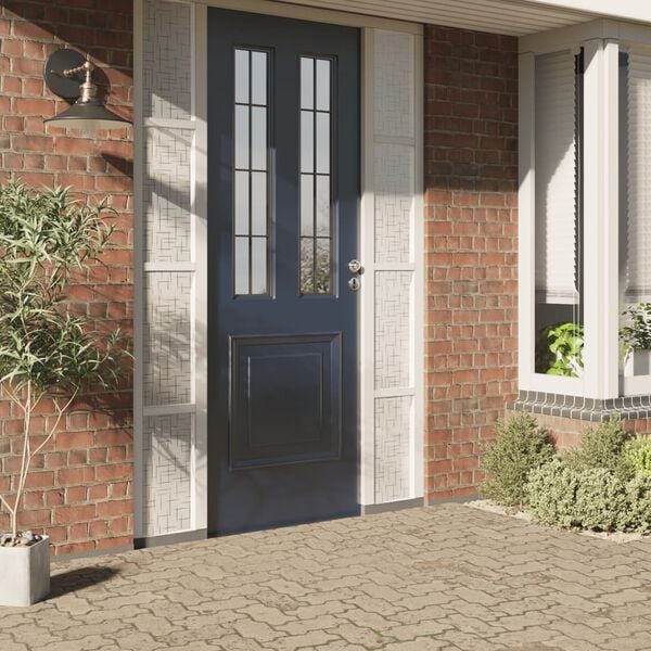 vidaXL Ikkunakalvo himme&auml; t&auml;htikuvio 90x500 cm PVC