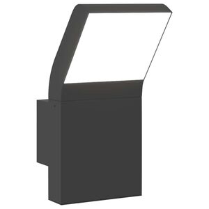 vidaXL LED Ulkosein&auml;valo musta valualumiini
