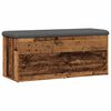 vidaXL S&auml;ilytyspenkki vanhaa puuta 102x42x45 cm lastulevy