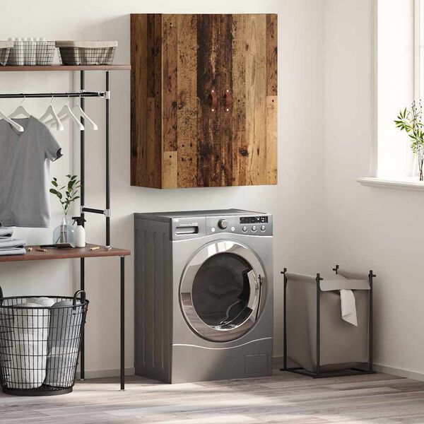 vidaXL Seinäkaappi Ruskea 69.5 x 34 x 90 cm Tekninen puu