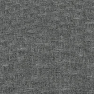 vidaXL Vuodesohva patjalla tummanharmaa 90x190 cm kangas