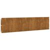 vidaXL Nurmikonreunukset 10 kpl 25x103 cm joustava Corten-teräs