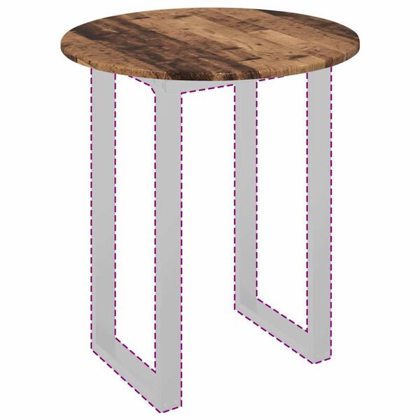 vidaXL P&ouml;yt&auml;levy Vanha puu 60 x 60 x 1,5 cm Tekninen puu