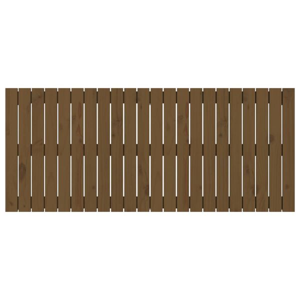 vidaXL S&auml;ngynp&auml;&auml;ty sein&auml;lle hunajanruskea 140x3x60 cm t&auml;ysi m&auml;nty