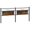 vidaXL S&auml;ngynrunko ilman patjaa ruskea tammi 107x203 cm tekninen puu