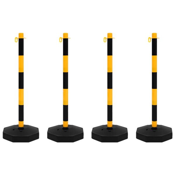 vidaXL Ketjutolppasarja 10 m muoviketjulla