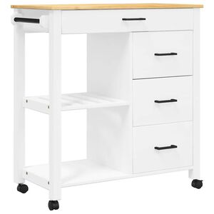 vidaXL Keitti&ouml;vaunu MONZA 84x40x88,5 cm t&auml;ysi m&auml;nty