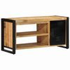 vidaXL Kenk&auml;penkki Ruskea 100 x 40 x 50 cm T&auml;ysi Mangopuu