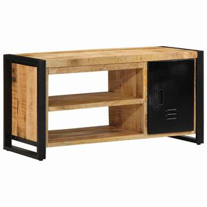 vidaXL Kenk&auml;penkki Ruskea 100 x 40 x 50 cm T&auml;ysi Mangopuu