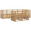 vidaXL Ulkosohvakokoelma 7 pcs valkoinen 245 x 126,5 x 73 cm