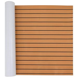 vidaXL Venealusta Ruskea ja musta 240 x 90 cm EVA